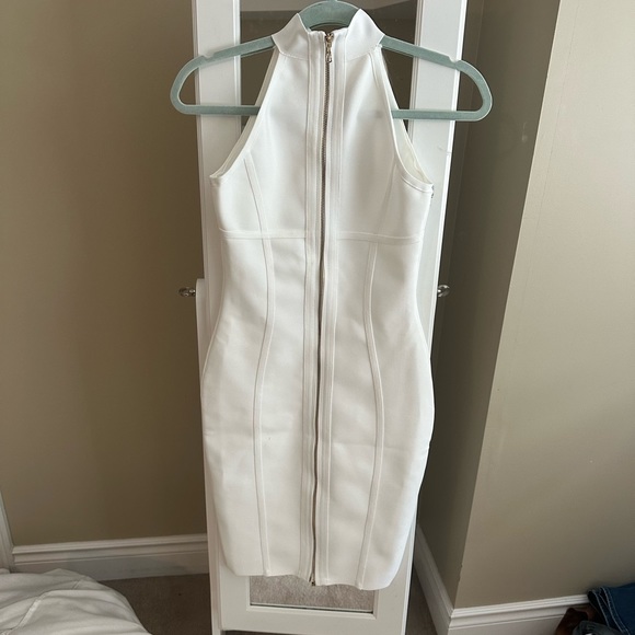 White Bandage Midi Dress - Size Small, Elegant & Flattering - Picture 5 of 12